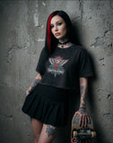 Vintage Washed Eagle crop