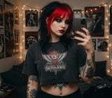 Vintage Washed Eagle crop